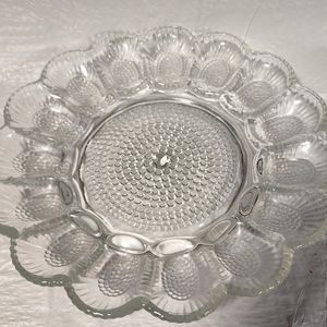 Deviled egg and relish dish